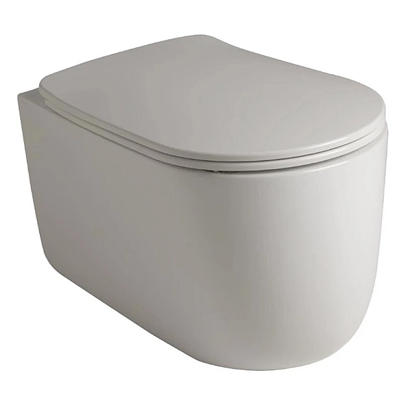 5314 30 Nolita Унітаз безобідковий підвісний 52 в комплекті з кріпленням WB9N та шумоізоляційною пластиною, білий матовий (1 сорт)