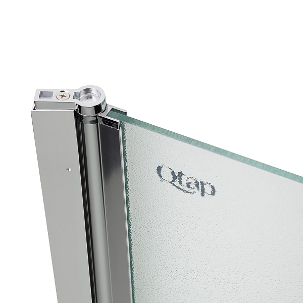 Штора на ванну Qtap Standard CRM407513APL скло Pear 6 мм, 75х140 см, ліва - Фото - 5