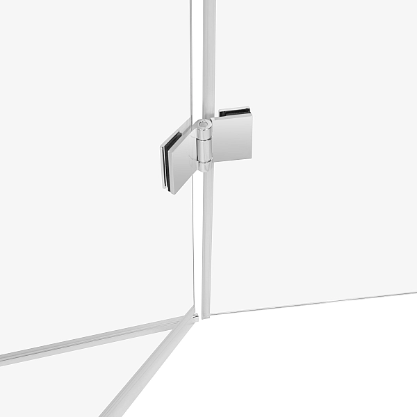 Душевая кабина Qtap Capricorn CRM1018RC6 100х80 см, стекло Clear 6 мм, CalcLess, без поддона - Фото - 8