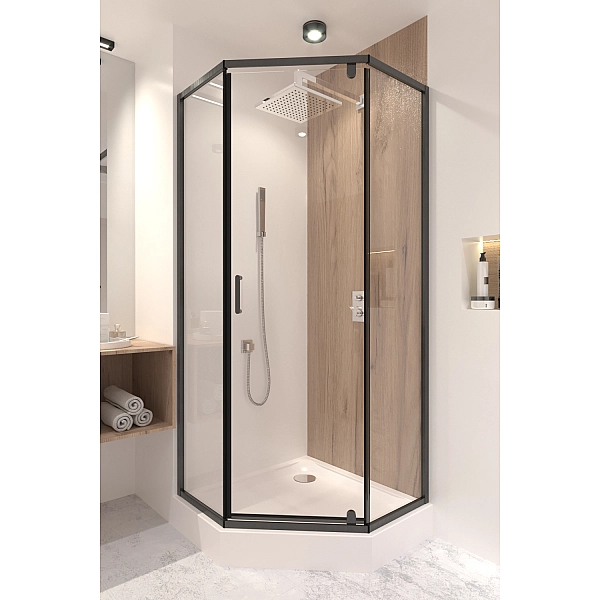 Душова кабіна Qtap Scorpio BLA10995-AC6 90х90 см, скло Clear 6 мм, CalcLess, без піддона - Фото - 10