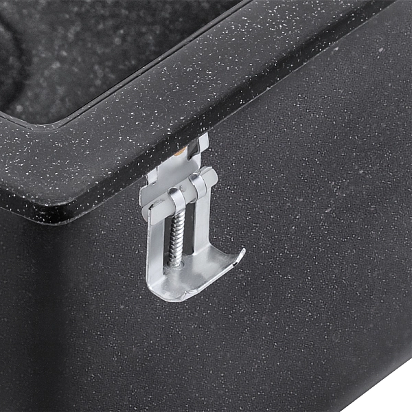 Кухонная мойка Lidz 460х515/200 BLA-03 (LIDZBLA03460515200) - Фото - 6