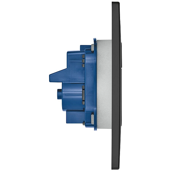 38844KF0 Arena Cosmopolitan, накладна панель змиву унітазу, чорний матовий (1 сорт) - Фото - 2