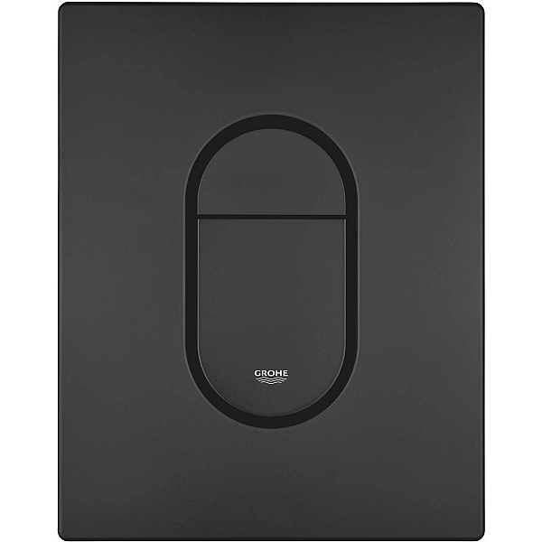 38844KF0 Arena Cosmopolitan, накладна панель змиву унітазу, чорний матовий (1 сорт) - Фото - 3