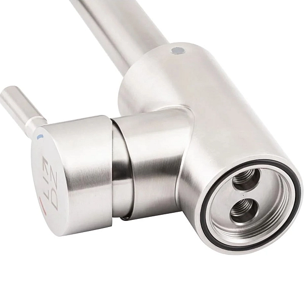 Смеситель для кухни Lidz Aria 015F2 (k35) LDARI015F2NKS34942 Nickel - Фото - 5