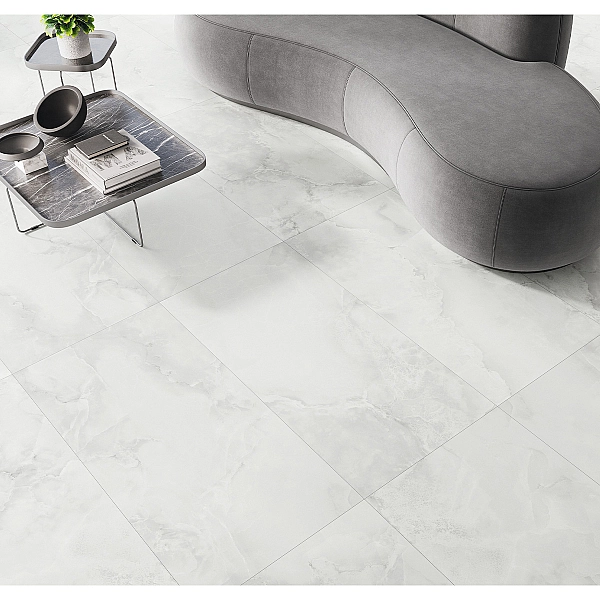 BIBURY WHITE SATINADO RECT. (1 сорт) - Фото - 2