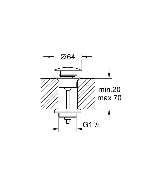 29510KF0 Донний клапан, чорний (1 сорт) - Фото - 2