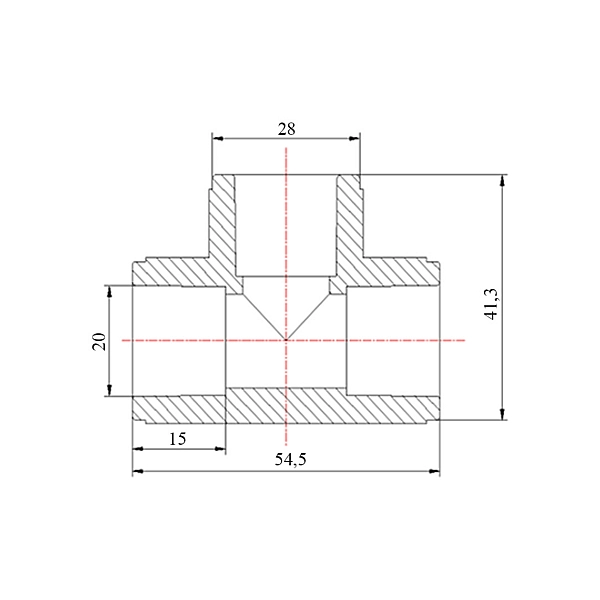 Трійник PPR Blue Ocean "Білий" 20 - Фото - 2