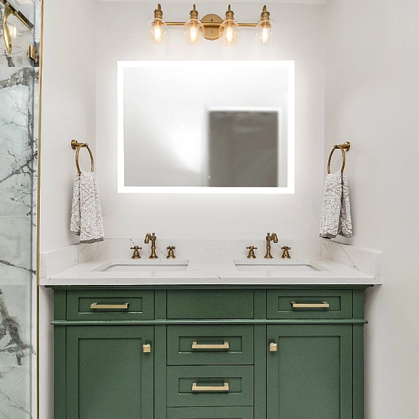 6032180 ART Дзеркало 800x600 прямокутне, з тачсенсором та LED підсвідкою (1 сорт) - Фото - 6