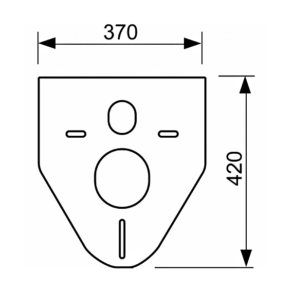 9200010 Прокладка звукоізолююча д/підв унітазу та біде (1 сорт) - Фото - 2