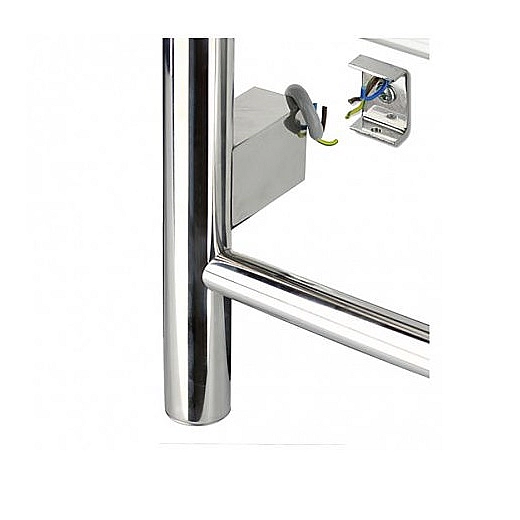 3.0.0900.0.P Комплект прихованого підключення мереж.дроту для круглого стояка, полір.нерж. (може бути без мереж.дроту) (1 сорт) - Фото - 2