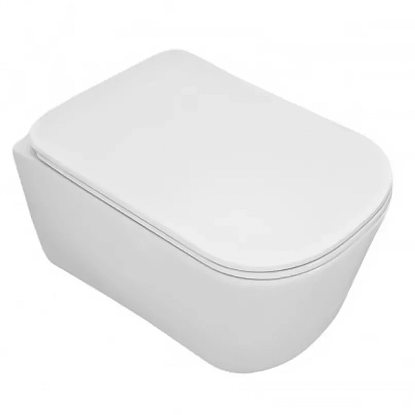 5114 01 Tribeca Унітаз підвісний безобідковий із шумоізоляцією та кріпленням WB9N, без обідка, білий (1 сорт) - Фото - 3