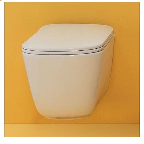 5114 01 Tribeca Унітаз підвісний безобідковий із шумоізоляцією та кріпленням WB9N, без обідка, білий (1 сорт) - Фото - 2