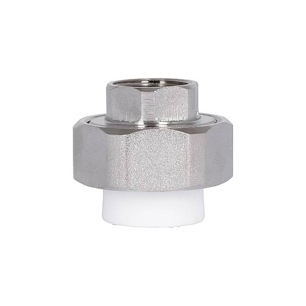 Згін "Американка" латунна зі зварною головкою PPR Blue Ocean "Білий" 20х1/2" ВР - Фото - 5