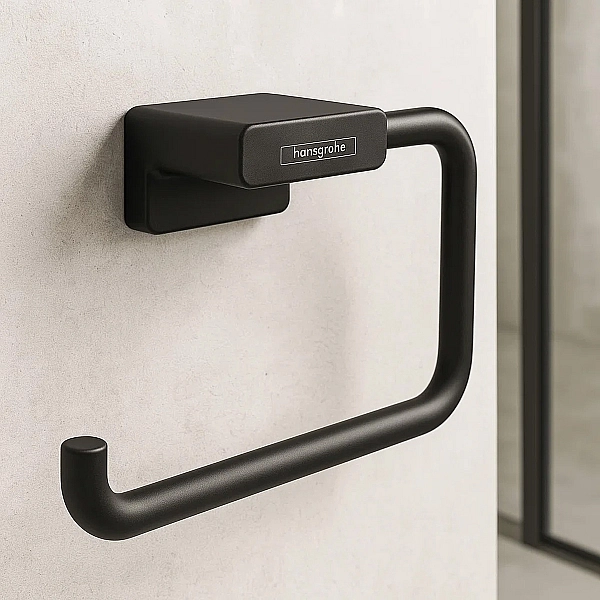 41771670 Тримач туалетного паперу без кришки, чорний матовий (1 сорт) - Фото - 3