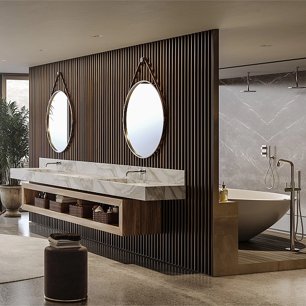 Z00730000073005 TEO Зовнішня частина змішувача для раковини 185 мм., чорний матовий (1 сорт) - Фото - 3