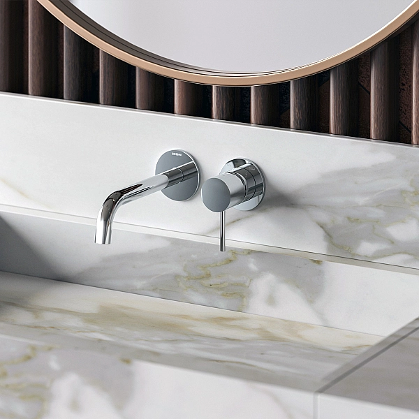 Z00730000073005 TEO Зовнішня частина змішувача для раковини 185 мм., чорний матовий (1 сорт) - Фото - 2