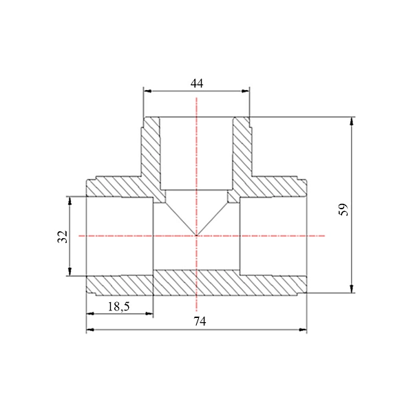 Трійник PPR Blue Ocean "Білий" 32 - Фото - 2