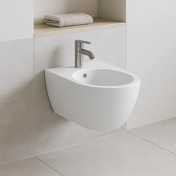 502.825.00.1 Підвісне біде Geberit Acanto закритої форми, білий глянець (1 сорт) - Фото - 6