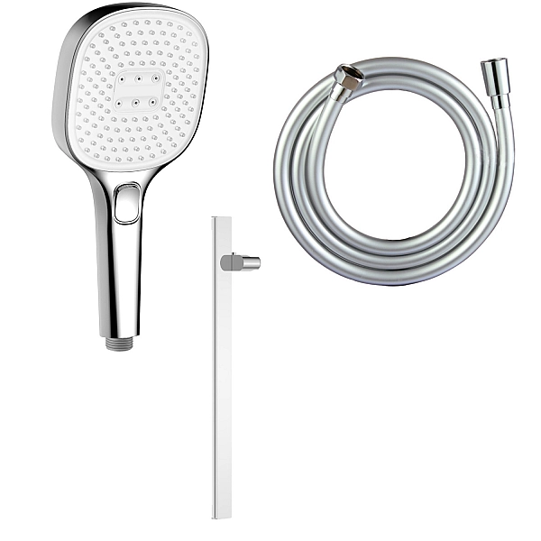 120750 Душовий набір з 3 режимами, хром (1 сорт) - Фото - 3