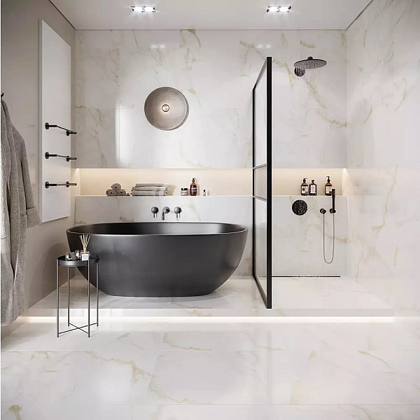 Calacatta Oro Білий 2G0580 ### (1 сорт) - Фото - 2