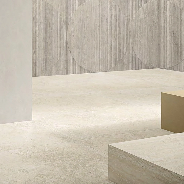 TR0212 TRAVERTINO BIANCO CROSS CUT SQ. 120X120 (1 сорт)