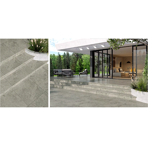 GPTU 607 LIGHT GREY STEPTREAD KAPINOS сходинка (1 сорт) - Фото - 2