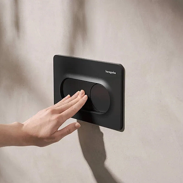 66002670 HG Змивна клавіша iFrame Original S, чорний матовий (1 сорт) - Фото - 5