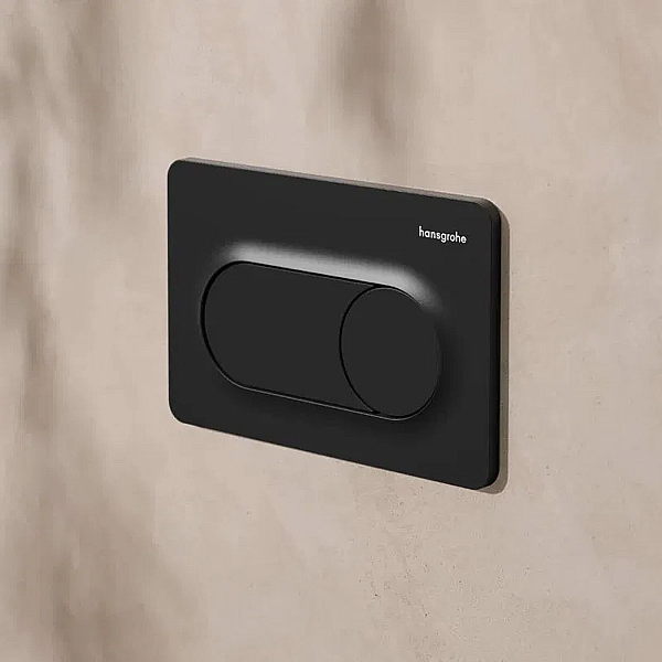 66002670 HG Змивна клавіша iFrame Original S, чорний матовий (1 сорт) - Фото - 3