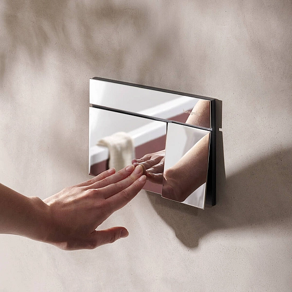 66003000 HG Змивна клавіша  iFrame Element E, chrome (1 сорт) - Фото - 7