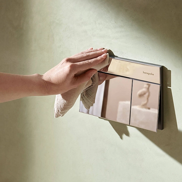 66003000 HG Змивна клавіша  iFrame Element E, chrome (1 сорт) - Фото - 5