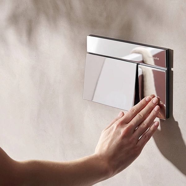 66003000 HG Змивна клавіша  iFrame Element E, chrome (1 сорт) - Фото - 6