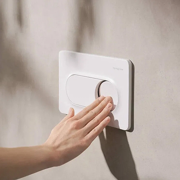 66002700 HG Змивна клавіша iFrame Original S, matt white (1 сорт) - Фото - 5