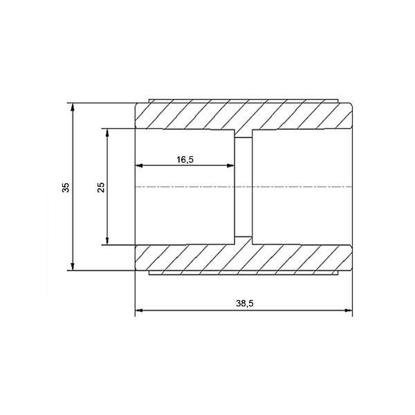 Муфта PPR Blue Ocean "Білий" 25 - Фото - 2
