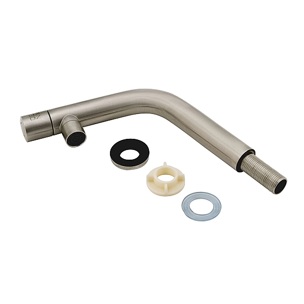 Монокран для кухни Lidz Mono 269F с неподвижным изливом LDMON269FNKS34928 Nickel - Фото - 5