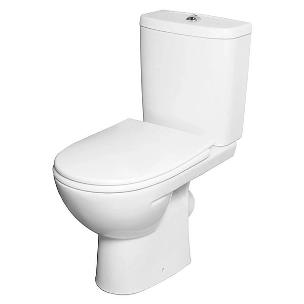 L79046000 Freja Premium Унітаз-компакт косий вип.,  нижній підвід, дюропластове сидіння з мікроліфтом 3/6л (1 сорт) - Фото - 3