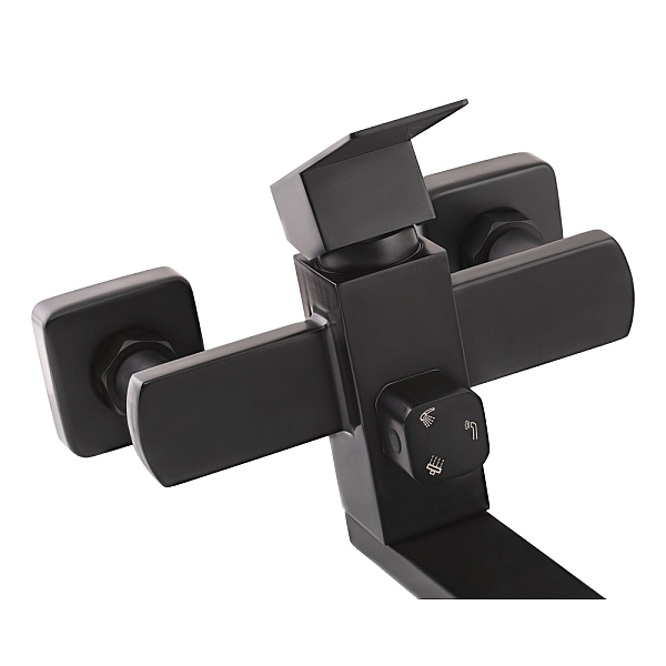 Душова система універсальна Lidz Kubis 1030 на три споживача (з виливом) (k35) LDKUB1030BLA35724 Black - Фото - 4