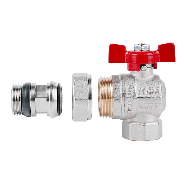Кран шаровой Icma FAR. ROSSA 3/4" угловой №362 - Фото - 4