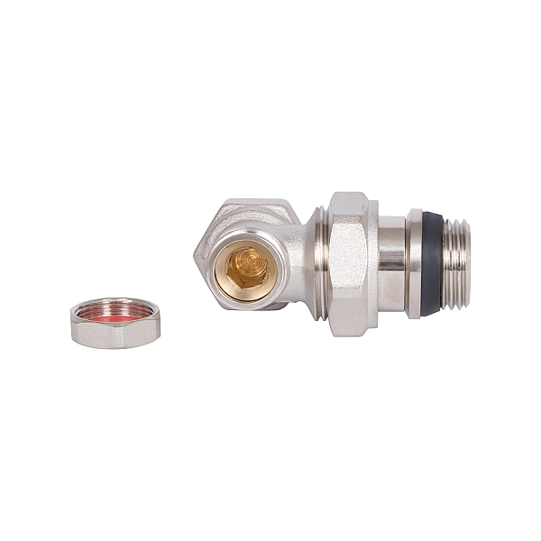 Кран радіаторний Thermo Alliance Base 1/2" ВЗ з антипротіканням кутовий SD229W15 - Фото - 6