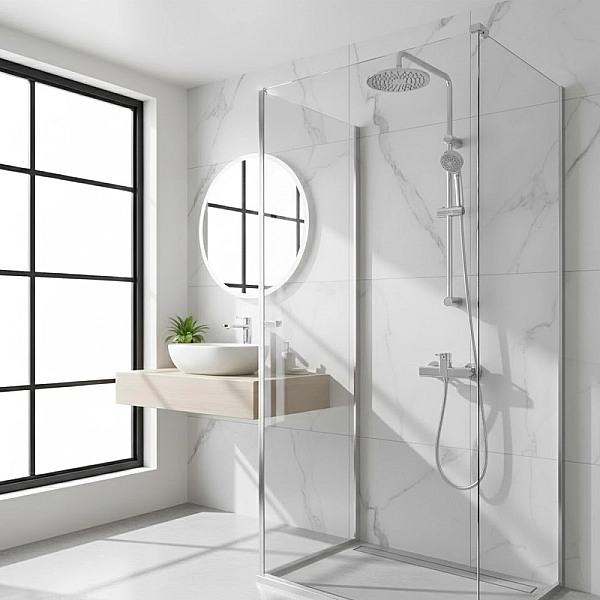 47566134 SHOW Набір змішувачів (Змішувач для раковини, змішувач для душу, штанга, шланг, ручний душ) (1 сорт) - Фото - 3