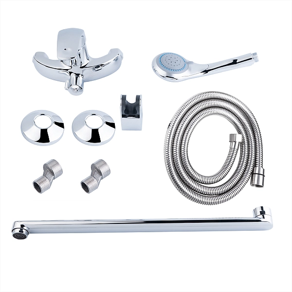 Змішувач для ванни Lidz Mars 005 з поворотним виливом (з душовим гарнітуром) (k40) LDMAR005CRM34853 Chrome - Фото - 5