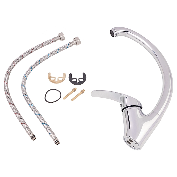 Змішувач для кухні Lidz Mars 007 (k40) LDMAR007CRM34856 Chrome - Фото - 6