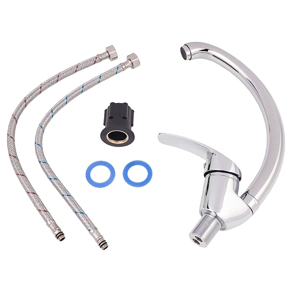 Змішувач для кухні Lidz Mars 008F (k40) LDMAR008FCRM34858 Chrome - Фото - 6