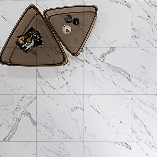 ATLANTIS WHITE SATIN RECT** (1 сорт) - Фото - 2