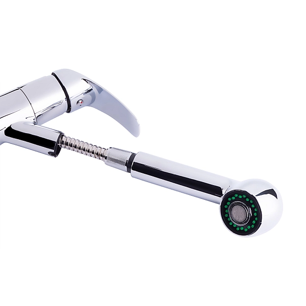 Смеситель для кухни Lidz Mars 011 с выдвижным изливом (k40) LDMAR011CRM34859 Chrome - Фото - 4