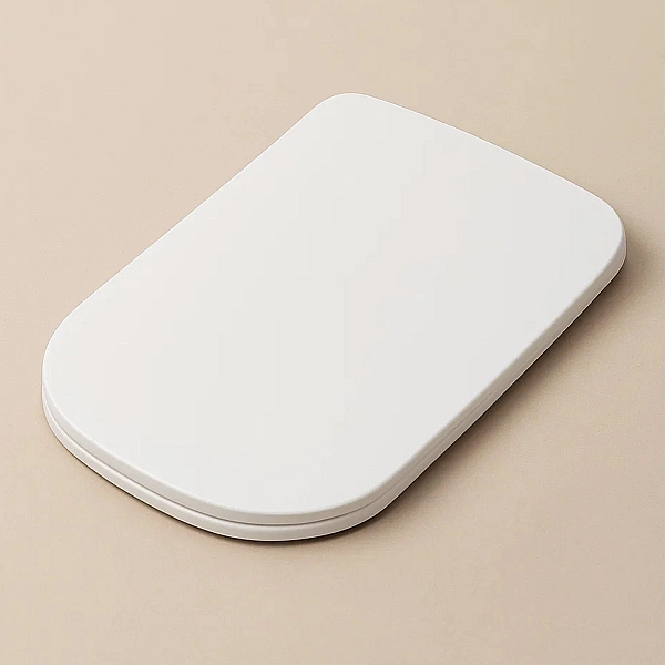 5191 30 Tribeca кришка для унітазу SLIM quick-fix, soft-close, петлі хром, білий матовий (1 сорт) - Фото - 3