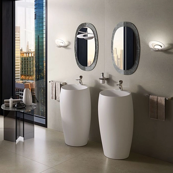 CLOFS5001500A CLOUD Раковина підлогова монолітна, білий матовий (1 сорт) - Фото - 3