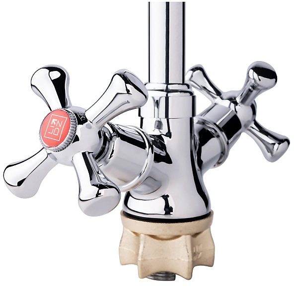 Смеситель для кухни Lidz Lamb 274F двухвентильный с гибким изливом LDLAM274FCRM35074 Chrome - Фото - 3