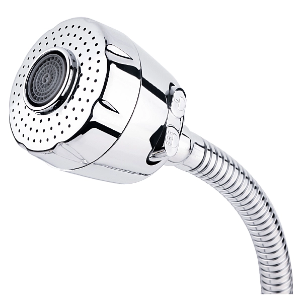 Смеситель для кухни Lidz Lamb 274F двухвентильный с гибким изливом LDLAM274FCRM35074 Chrome - Фото - 5