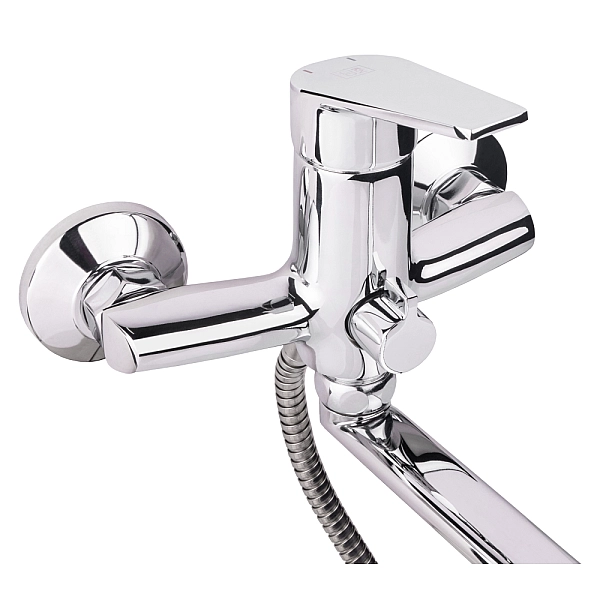 Змішувач для ванни Lidz Gloria 005 з поворотним виливом (з душовим гарнітуром) (k35) LDGLO005CRM35117 Chrome - Фото - 3